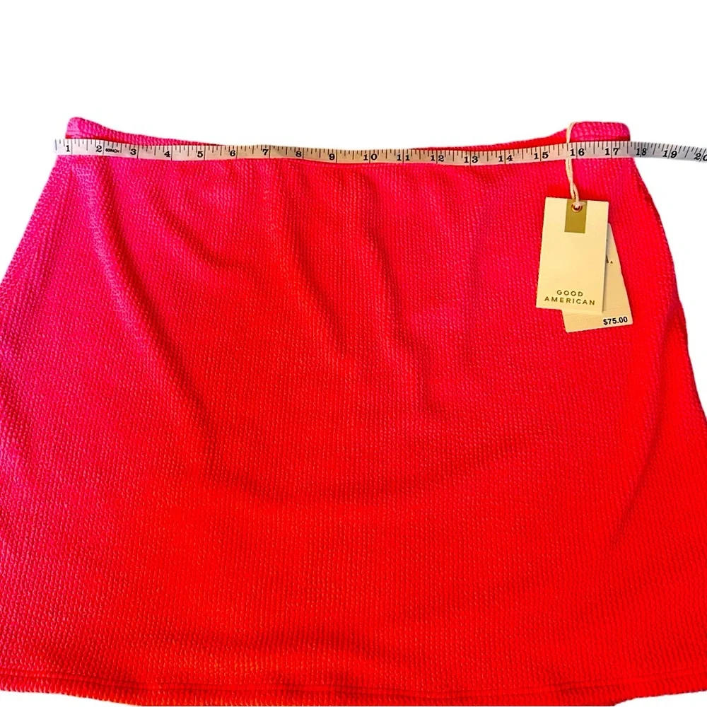Good American Always Fits Mini Skirt- Neon Pink, NWT Sizes 0, 3/4 and 5/6